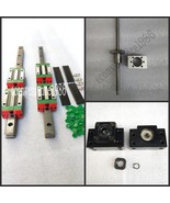 2 pcs HGR15-300mm Linear rail &amp; HGH15CA &amp;RM1204-350mm Ballscrew&amp;BF10/BK1... - $185.65 CAD