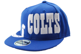 Indianapolis Colts Reebok TW78Z 210 Stretch Fit NFL Team Logo Football Cap Hat - £17.82 GBP