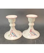 Candle Sticks Johnson Brothers Porcelain Quail England 4.25” MINT CONDITION - $24.00
