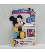 Vintage 1995 Disney Mattel Baby Hug Along Mickey Clip-On Plush Rattle - ... - $41.57 CAD
