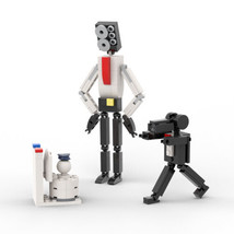 Mini Skibidi Toilet Cameraman Action Figure Building Blocks Set Toys Bricks Gift - £12.38 GBP