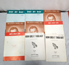 Vintage Sheet Music Singe Songs Various Titles and Artists Lot of 9 Read... - $16.25