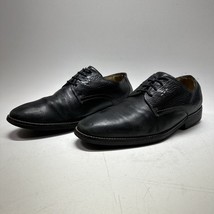 Sandro Derby Shoes Mens Size 10 Leather Lace Up Brazil 220099 Black Dress - £23.55 GBP