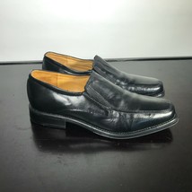 Giorgio Brutini Men&#39;s Sz 10 M, Soft Leather Slip-On Loafers, Black, Casual Dress - £16.59 GBP