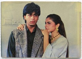 Bollywood Schauspieler Shah Rukh Khan Pooja Bhatt seltene alte Original... - $16.90