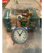 ENESCO CHRISTMAS ORNAMENT:ALL SET FOR SANTA #3 MOUSE W/ ALARM CLOCK:GILM... - $16.88