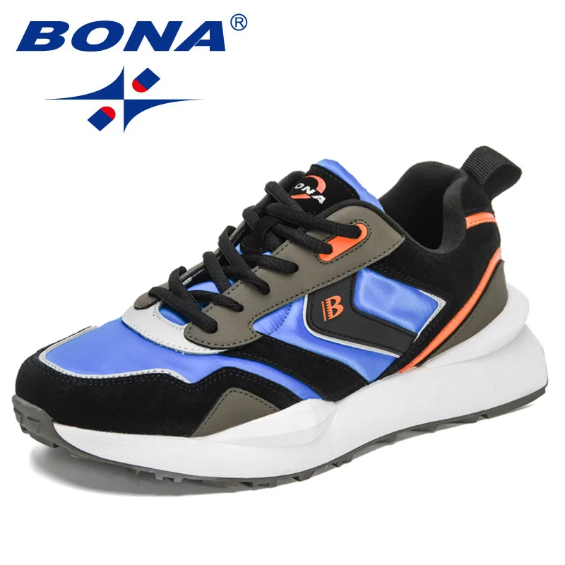 Best Sneakers BONA 2024 New Designers Clics Wal Shoes Men Light  Outdoor  Joggin - £66.56 GBP