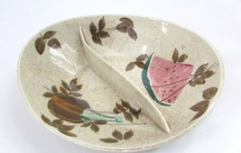 Red Wing Tamico Watermelon Divided Serving Dish/Bowl. - £18.20 GBP