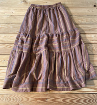 emberley NWT $38.99 Women’s stripe tiered skirt size XS brown E9 - £14.00 GBP