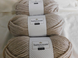 Buttercream Luxe Craft Roving Aran lot of 3 Dye Lot 630988 - £18.68 GBP