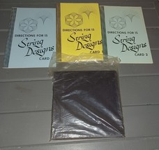 Directions For 15 String Designs: Card 1 and 2 1973 Minimath Projects Pa... - $130.29 MXN