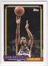 M) 1992-93 Topps Basketball Trading Card - John Battle #275 - £1.57 GBP