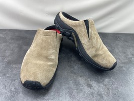 Merrell Mules Women 6.5 M Jungle Shoes Brown Suede Comfort Casual Slides... - $27.54