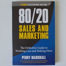 Perry Marshall 80/20 Sales Marketing Paperback Book Definitive Guide 2013 - £17.97 GBP
