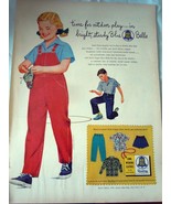 Blue Bells Play Clothes Magazine Advertising Print Ad Art 1940s - £5.50 GBP