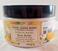 Michel Design Works Lemon Basil BODY BUTTER 8.0 FL OZ/236 ML New - $37.99