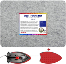 MOHOM 17&quot; X 13.5&quot; Wool Pressing Mat 100% New Zealand Felted Wool Ironing Mat Pad - £17.99 GBP