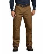 NEW Dickies Relaxed Fit Carpenter Duck Brown Relaxed Fit Work Pants 44x ... - $29.99