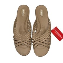 Okabashi Cross Strap Toffee Tan Size 11-12 Slip On Sandals Rubber Comfor... - $13.12