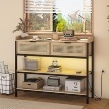 Entryway Table with Outlets and USB Ports - £137.12 GBP
