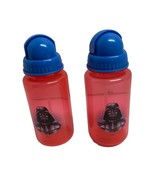 New Star Wars Water Bottles Set of 2 Darth Vader Plastic Red Blue - £10.05 GBP