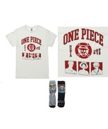 Anime T Shirt One Piece Graphic Tee Unisex Adult Size XL and socks fit s... - £28.42 GBP