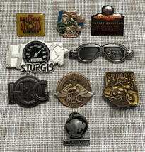 Harley-Davidson Assorted Sturgis Rally Lapel Pins HD ~ Lot of 9 - £35.62 GBP