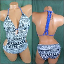 Xhilaration Medium Monokini Swimsuit Tribal Crochet - £21.32 GBP