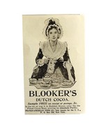 Blookers Dutch Cocoa 1894 Advertisement Victorian Exposition Grand Prix ... - $376.02 MXN
