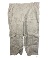 Style &amp; Co Cargo Capris Crop Pants Size 10 Y2K Baggy Pockets Gorpcore St... - $39.62