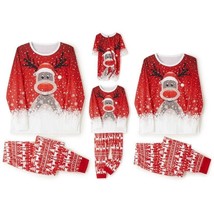 Deer pajamas family Xmas, fawn matching Christmas pjs, Holidays family p... - £47.21 GBP