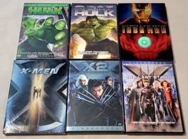 The Hulk, Incredible Hulk, Iron Man &amp; X-Men Trilogy DVD Movie Lot  - £12.44 GBP