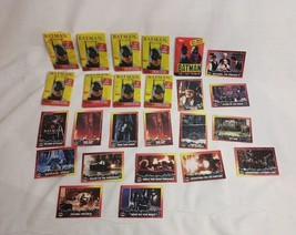Lot of 10 Vintage 1991 TOPPS BATMAN RETURNS Movie Card Unopened &amp; Loose - $15.00