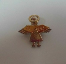 Vintage Signed IM 95 Two-tone Angel Brooch/Pendant - $9.41
