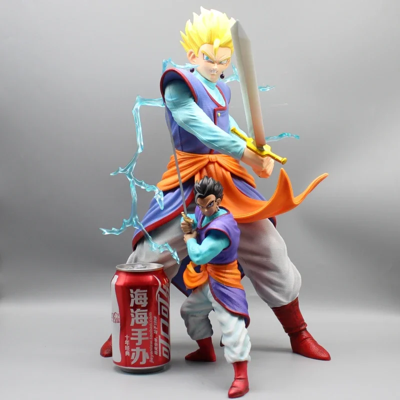 42cm Anime Gohan Dragon Ball Figures GK Son Gohan Action Figures Put Up ... - $122.12