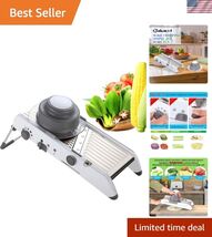 Adjustable Mandoline Food Slicer - Versatile Stainless Steel Vegetable C... - $97.33