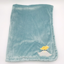 Carter&#39;s Baby Blanket Dinosaur Embroidered Blue Stegosaurus Triceratops - $49.99