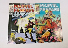 VTG 1984 Marvel Fanfare #19 and #20 Comic Books Cloak &amp; Dagger-Thing-Dr Strange - £14.79 GBP