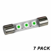 FL4EM Emerald 8V 23mA 3 SMD LED Fuse Lamp 7 PACK - $15.99