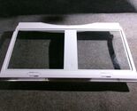DA97-08402G SAMSUNG REFRIGERATOR CRISPER COVER FRAME WITH GLASS - $60.00