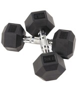 BalanceFrom Rubber Encased Hex Dumbbells, 20 Lbs. Pair - $1,095.80 MXN
