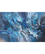 Midnight Tides Abstract Art Print - $124.53 CAD