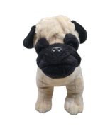 Max the Pug Plush Dog Puppy Cream Black Stuffed Animal Toy Factory Canin... - £15.79 GBP