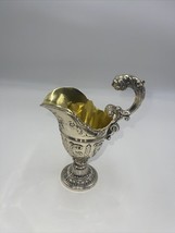 F.B. Rogers Silverplate Co. Chased Creamer/Pitcher Unique Handle - £31.61 GBP