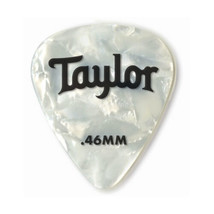 Taylor Celluloid 351 Picks, White Pearl, 0.46mm, 12-Pack - £4.78 GBP