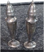 Antique 1900-1940s LAFRANCE Silver Plate Salt And Pepper Shakers 702 MAD... - $17.99