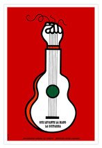 Cuban movie Poster&quot;GUITAR Raised Hand&quot;Music art.TROVA.Home room wall decoration - £12.90 GBP