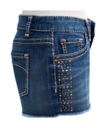 Cache Denim Stud Nail Head Embellished Short Stretch Pant New 4/6 Small $88 - $48.14 CAD
