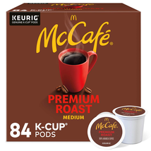 McCafe Premium Roast Single-Serve Keurig K-Cup Medium Roast Coffee Pods 84 Count - £32.08 GBP