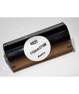 Black Thermal Transfer Resin Ribbon Side Out 4.33&quot;&quot;x242&#39; (110x74) for Zebra - $369.90 MXN